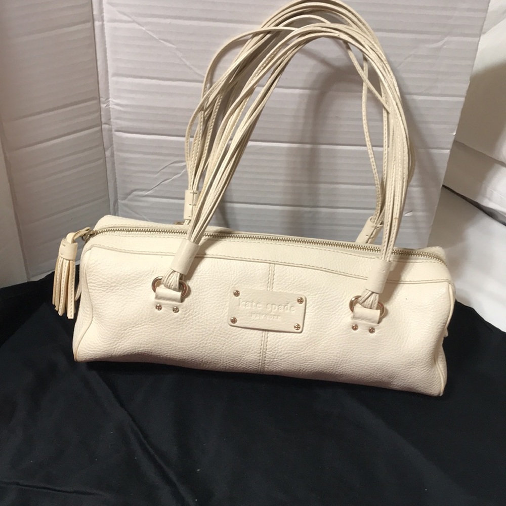 Kate Spade pebble leather shoulder bag with multiple straps - Picture 3 of 14